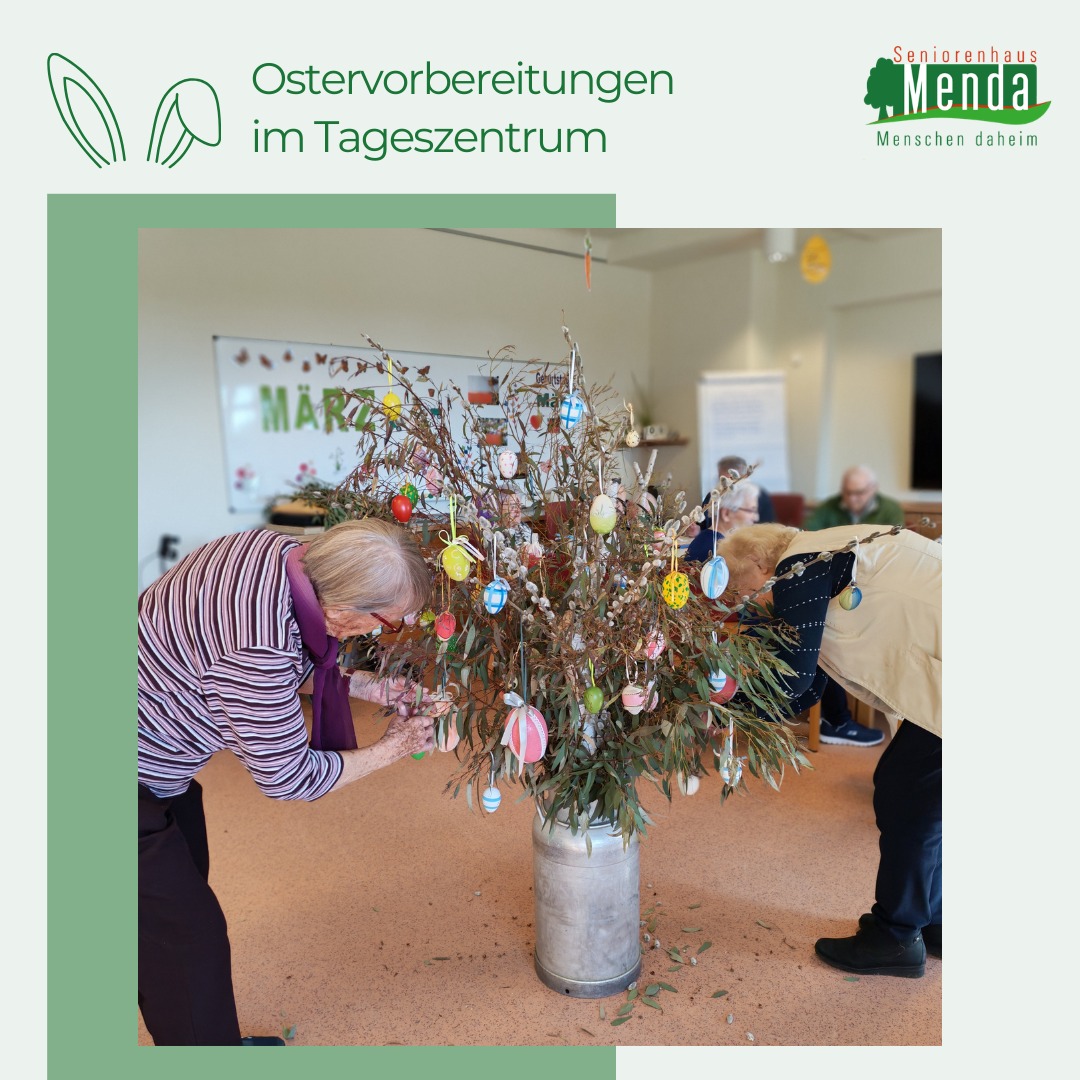 Osterbusch wird aufgehübscht