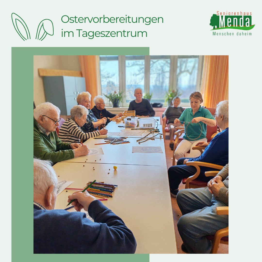 Osterbasteln mit den Senior:innen